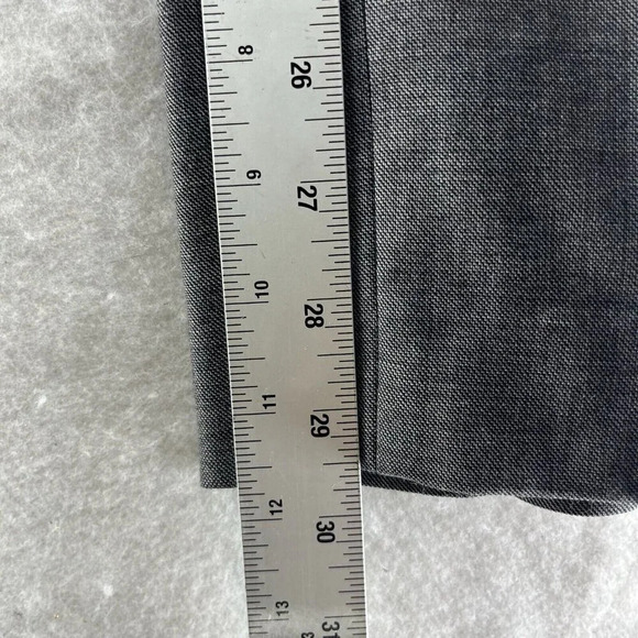 Banana Republic Dress Pants Men's Sz 38x32 Gray Trabaldo Togna 1840 Straight Leg - Picture 5 of 11